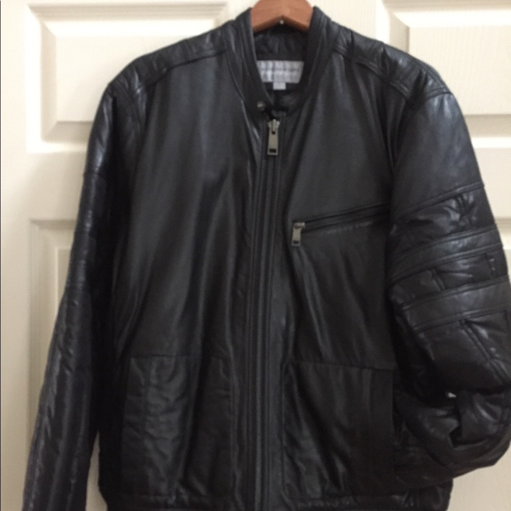 MARC NEW YORK ANDREW MARC LUDLOW LEATHER JACKET L